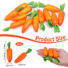 Foam Simulation Carrot DJEW-WH0039-89-2