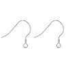 925 Sterling Silver Earring Hooks X-STER-K167-049A-S-1