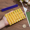 1 Bag Letters & Numbers PP Plastic Cookie Stamps DIY-SC0033-92-3
