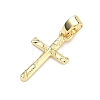 Brass Pendants KK-P350-11G-02-2
