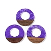 Resin & Wood Pendants WOOD-F015-14A-1