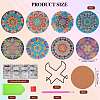 Custom DIY Diamond Painting Mandala Flower Cup Mat Kits X1-DRAW-SZC0001-01-2