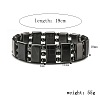 Synthetic Non-magnetic Hematite Beads Stretch Bracelets for Men LS-PZ7053-1-2
