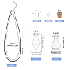 90Pcs DIY Glass Wishing Bottle Jewelry Sets Kits DIY-SC0014-96P-2