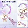 1Pc Acrylic & Silicone Keychains HJEW-BM0001-63-7