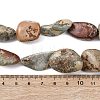 Natural Shoushan Stone Beads Strands G-D098-C05-5