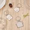 17Pcs 3 Style Zinc Alloy Keychain KEYC-CA0001-22-4