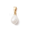 Shell Pearl Pendants PALLOY-JF05370-1