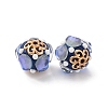 Handmade Resin Indonesia Round Beads IPDL-P005-25KCG-01-2