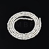 Natural White Shell Bead Strands X-SSHEL-N003-144A-01-2