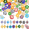 80Pcs Handmade Millefiori Glass Charms FIND-HY0005-27-1