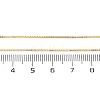 Brass Box Chain Necklaces for Women X-NJEW-D302-41G-5