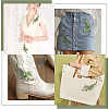 2Pcs 2 Styles Flower Computerized Embroidery Cloth Iron on Sew on Patches DIY-GF0014-67-5
