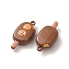 Baking Paint Zinc Alloy Pendants AL-CBAEA91-04B-2