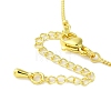 Brass Micro Pave Clear Cubic Zirconia Pendant Necklaces for Women NJEW-E106-20G-02-3