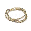 3Pcs CCB & Glass Seed Beads Stretch Bracelets Set for Women RR1664-3-1