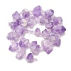 Raw Rough Natural Amethyst Beads Strands G-L642-D04-01-3