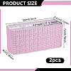 3-Section Plastic Rhinestone Storage Boxes AJEW-WH0752-784B-2