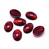 K9 Glass Cabochons Oval Flat Back Cabochons GGLA-L002D-M-3