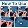 Brass Leverback Earring Findings EJEW-TAC00037-5