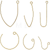 Brass Earring Hooks KK-BC0005-26-1