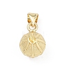 Brass Pendant Rhinestone Settings KK-H296-03G-1