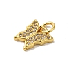 Brass Micro Pave Cubic Zirconia Pendants KK-H487-14G-2