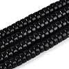 Opaque Solid Color Glass Beads Strands GLAA-N026-3x6mm-11-1