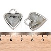 Natural Labradorite Faceted Pendants G-Z154-01P-07-3