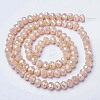 Electroplate Glass Beads Strands X-EGLA-A034-P4mm-B02-2