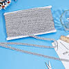 Polyester Braided Lace Trim OCOR-WH0082-560A-5