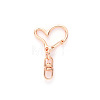 Heart Alloy Swivel Clasps HEAR-PW0001-157C-1