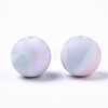 Tri-color Food Grade Eco-Friendly Silicone Beads SIL-T056-02b-02-1