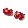 Transparent Glass Enamel Beads LAMP-V001-08G-2