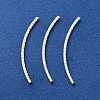 925 Sterling Silver Curved Tube Beads LS-STER-H112-07B-2