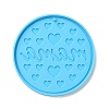 DIY Mother's Day Theme Flat Round Pendant Silicone Molds SIMO-H010-02H-2