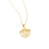 304 Stainless Steel Tree of Soul Pendant Necklaces for Women WG3C12A-02-3