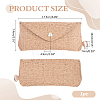 Straw Eyeglass Cases AJEW-WH0696-583-2