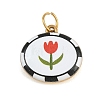 Printed 304 Stainless Steel Pendants SA-CBAE390-03G-1