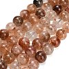 Natural Black Gold Rutilated Quartz Beads Strands G-L657-B02-12mm-2