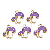 Autumn Theme Alloy Enamel Pendants X-ENAM-T009-46B-RS-3