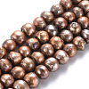 Natural Baroque Pearl Keshi Pearl Beads Strands PEAR-S021-196A-1