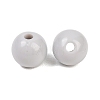 Opaque Acrylic Beads OACR-H034-50B-2