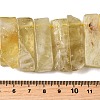 Natural Lemon Quartz(Heated) Beads Strands G-S386-D20-5