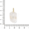 Natural Quartz Crystal Pendants GG-CBA5FCC-01G-08-3