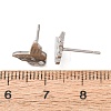 304 Stainless Steel Stud Earring Findings SA-CBA4E98-01B-P-3
