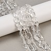 Natural Quartz Crystal Beads Strands G-G841-A12-5