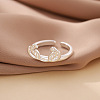 Brass Cuff Open Rings for Women WG9A7A9-01-2