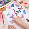 PET Plastic Self Adhesive Picture DIY-FH0010-16-3