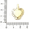 Brass Micro Pave Cubic Zirconia Locket Pendants KK-A293-26B-G-3
